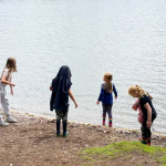 children-at-foster-carer-event-throwing-roskkc-in-lake