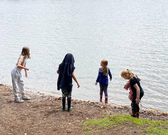 children-at-foster-carer-event-throwing-roskkc-in-lake
